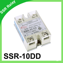 10 PC/ LOT SSR relay 10A DC to DC single phase solid state relay,Input 3-32V DC lad voltage 5-60V DC 2024 - buy cheap