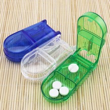 Pill Cutter Splitter Half Storage Compartment Cover Box Medicine Tablet Holder 2024 - buy cheap