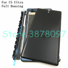 Full Housing Middle Front Frame Bezel Housing For Sony Xperia C5 Ultra E5553 E5506+ Side Rail Stripe with Side Buttons 2024 - buy cheap