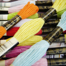 DIY Cross stich 447pcs/lot 100% Cotton Cross Stitch Floss Threads 8 m/piece 447 Colors Golden Rose 2024 - buy cheap
