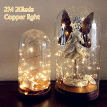 2M 20 LED Battery Operated LED Copper Wire String Lights for Xmas Garland Party Wedding Decoration Christmas Fairy Lights 2024 - buy cheap