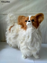 artificial butterfly dog hard model plastic&furs Papillon 27x10x25cm home decoration furnishings gift d1518 2024 - buy cheap