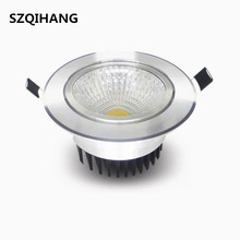 Bright Dimmable led downlight COB Ceiling Spot Lights 7W 10W 12W LED ceiling Recessed lamp  Indoor Lighting 110V  220V 2024 - buy cheap