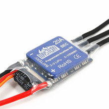 Mystery 2-3S lipo 20A ESC Programable Brushless Speed Controller ESC For RC Helicopter Airplane 2024 - buy cheap