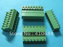 50 Pcs Pitch 3.81mm Angle 8way/pin Screw Terminal Block Connector Green Color T Pluggable Type 2024 - buy cheap