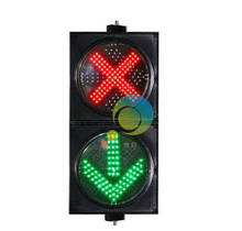 High quality 200mm red cross and green arrow road safety traffic signal light LED traffic light 2024 - buy cheap