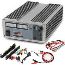 GOPHERT Compact MCU PFC Digital Adjustable Repair Laboratory Switch DC Power Supply OVP/OCP/OTP 32V 32A + AC DC Jack Set + Probe 2024 - buy cheap