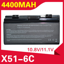 ApexWay  laptop battery for Asus  T12C T12Er T12Fg T12Jg T12Ug X51H X51L X51R X51RL X58 X58C X58L X58Le A31-T12 A32-T12 A32-X51 2024 - buy cheap