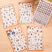 5 Sheets/Set  PVC Stickers Cute Cartoon  cooky's Holiday  Girl Kawaii Photo Album Diary Scrapbook Calendar Decorative Stickers 2024 - buy cheap
