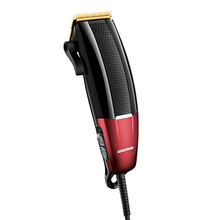 Máquina de cortar cabelo profissional com fio, corte de cabelo elétrico masculino, lâmina fixa ajustável de titânio 2024 - compre barato
