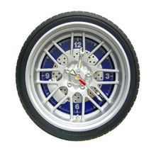 Creative car Tires  wall clock living room bedroom wall clock auto Quartz watches Office wall clock 2024 - buy cheap