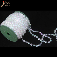 Free Shipping 30M/99Feet New Acrylic Crystal Bead Garland Diamond Strand Wedding Tree Decor 2024 - buy cheap