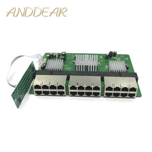 Módulo de interruptor Gigabit de 24 puertos, conmutador Ethernet RJ45 de escritorio, 10/100/1000mbps, Lan, 24 puertos, placa base, nuevo modelo OEM 2024 - compra barato