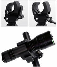 2019 Great 360 Degree Cycling Bike Light Holder LED Front Flashlight Lamp Pump Handlebar Holder Bicycle Accessories Black Color 2024 - buy cheap