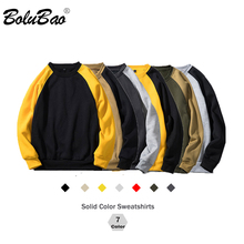 BOLUBAO Sweatshirts Men Warm Pullover Streetwear Long Sleeve Patchwork Hoodies Mens Clothes Fashion Couple Sportswear EU Size 2024 - buy cheap