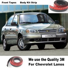 For Chevrolet Aveo Sonic Lanos FSO Car Bumper Lip / Body Kit / Front / Rear Skirt Spoiler / Bumper Deflector Rubber Strip 2024 - buy cheap