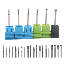 20 Types Carbide Manicure Tools Nail Drill Bits Rotate Burr Cuticle Cleaner diamond nail drill grinding file bits Nail Art Tool 2024 - buy cheap
