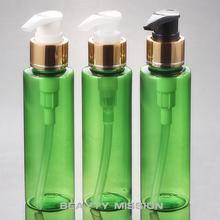 Botella con bomba de loción en espiral, contenedor de plástico verde para cosméticos, champú vacío, Sub-embotellado, muestra de esencia de aceite, 48 Uds./lote-100ML 2024 - compra barato