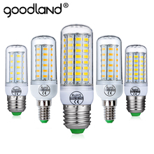 goodland E27 LED Bulb E14 LED Lamp AC 220V 240V Corn Candle Lights 24 36 48 56 69 72 LEDs Chandlier Lighting For Home Decoration 2022 - buy cheap
