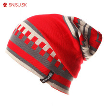 SN.SU.SK New Brand Snowboard Winter Skating Lot Caps Ski Hats Skullies And Beanies For Men Women 2024 - buy cheap