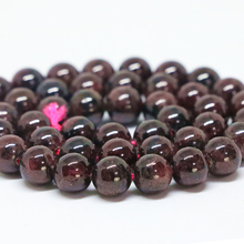 Charms dark red garnet natural stone 6mm 8mm 10mm beautiful round loose beads diy noble jewelry making 15 inches G0005 2024 - buy cheap