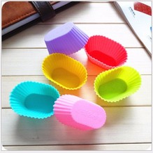 Oval Shape MaFen Cup  Silicone Muffin Cake Cupcake Cup Cake Mould Case Bakeware Maker Mold Tray Baking Jumbo 2024 - buy cheap