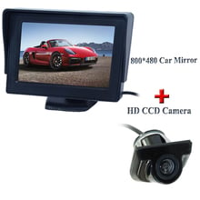 HD 4.3" TFT Monitor DVD Display  night vision Car Rear View Camera Backup Parking Reverse Camera Free Shipping 2024 - buy cheap