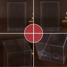 50pcs clear plastic pvc box packing boxes for gifts/chocolate/candy/cosmetic/crafts square transparent pvc Box 5*15*20cm 2024 - buy cheap