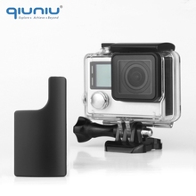 Qiuniu-trava de pressão para gopro, acessório de reposição, plástico, à prova d'água, para go pro hero 3 + 4 2024 - compre barato