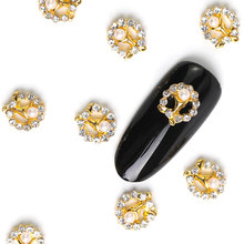 10 pieces new designs arrives drop nail art 3d crystal gem decoration rhinestone jewelry for decoracion unas 2024 - buy cheap
