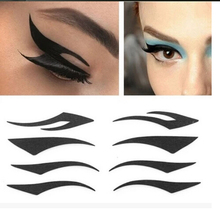 New DIY Women Cat Line Eyeliner Stencils Pro Eye Makeup Tool Easy to make up Eye Template Shaper Model 2024 - buy cheap