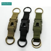 EDC Outdoor tactical nylon webbing hang buckle Belt Hook Key Ring Hanging Buckle Key Ring Heavy Duty Keychain Clip 2024 - buy cheap