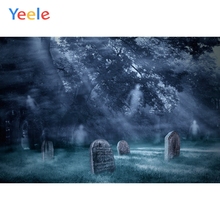 Yeele Счастливый Хэллоуин фон для фотосъемки надгробный камень ночной Фотосессия на заказ виниловый Фотофон для фотостудии 2024 - купить недорого