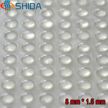 1000pcs 8*1.5mm Self Adhesive Clear Soft Anti Slip Bumpers Silicone Rubber Feet Pads Sticky Silicone Shock Absorber 2024 - buy cheap