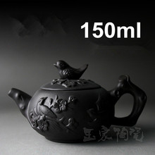 Conjunto de chá zisha de cerâmica artesanal, conjunto de bule de chá zisha com 150ml, chaleiras de porcelana chinesa kung fu 2024 - compre barato