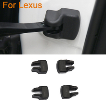 QCBXYYXH 4 pçs/lote estilo Do Carro Tampa de Proteção Da Porta Verificar Arm Para Lexus CT ES GS LS É GX RX Fechadura Da Porta Capa Protetora 2024 - compre barato