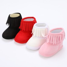 Baby Boots Winter Newborn Baby Shoes Tassel Soft Bottom Cotton Warm Boots 0-18M 2024 - buy cheap