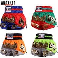 Shorts de boxe infantil/adulto/mma, shorts para homens, boxe, boxe, muay thai, boxe, mma, luta, proteção, boksen 2024 - compre barato