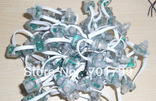 DC12V input WS2811 pixel node,100pcs a string,IP68 rated;with all white wires 2024 - buy cheap