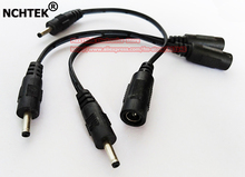 NCHTEK-Cable adaptador de enchufe, conector hembra a hembra de 5,5x2,1mm, DC Power de 3,0x1,1mm, Envío Gratis, 100 Uds. 2024 - compra barato