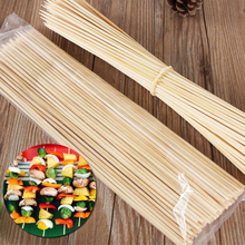 500pcs/pack 30cm x 3mm Bamboo Skewers Grill Wood Sticks Outdoor Barbecue Meat Food Fruit BBQ Party Skewer Barbecue Utensil Tool 2024 - buy cheap