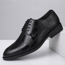 Новинка; Мужские деловые удобные дышащие кожаные туфли; Мужские туфли-оксфорды; Мужские модельные туфли с острым носком; Zapatos De Hombres 2024 - купить недорого