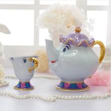 Beauty And The Beast Cartoon Teapot Set Mrs Potts POT Ceramic Chip Cup Coffeepot Set with Free Shipping 2024 - buy cheap