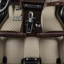 Flash mat leather car floor mats for peugeot 307 206 308 308S 407 207 406 408 301 508 5008 2008 3008 4008 RCZ auto accessories 2024 - buy cheap