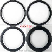 1pcs New 700C 38 50 60 88mm clincher rim Road bike 3K UD 12K full carbon fibre bicycle wheels rims 20.5 23 25mm width Free ship 2024 - buy cheap