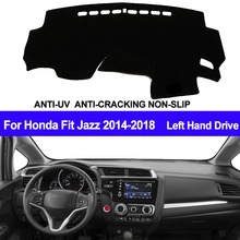 TAIJS Car Dashboard Cover For Honda Fit Jazz 3th 2014 2015 2016 2017 2018 Dash Mat Dash Pad DashMat Carpet ANti-UV NON-Slip 2024 - buy cheap