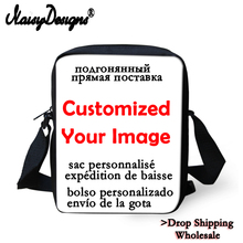 Custom Your Image Mini Messenger Bag Women Teenager Girls Animals Prints Wholesale Shoulder Bags Male DropShipping 2024 - buy cheap