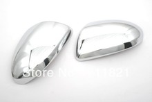 Chrome Side Mirror Cover No Turn Signal Cutout For Mazda 3 / Axela 2009-2012 2024 - buy cheap