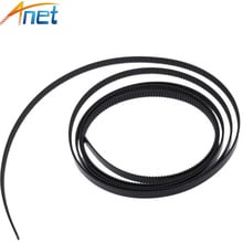 1.7Meters GT2 Open Timing Belt Rubber PU Width 6mm Synchronous Opening Belts Part For RepRap 3D Printers Parts 2GT-6mm Black 2024 - buy cheap