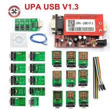 NEW UPA USB Programmer V1.3 with Full Adaptors Support Multi-Type Eeproms&Microchip UPA-USB Serial Programmer ECU Tool 2024 - buy cheap